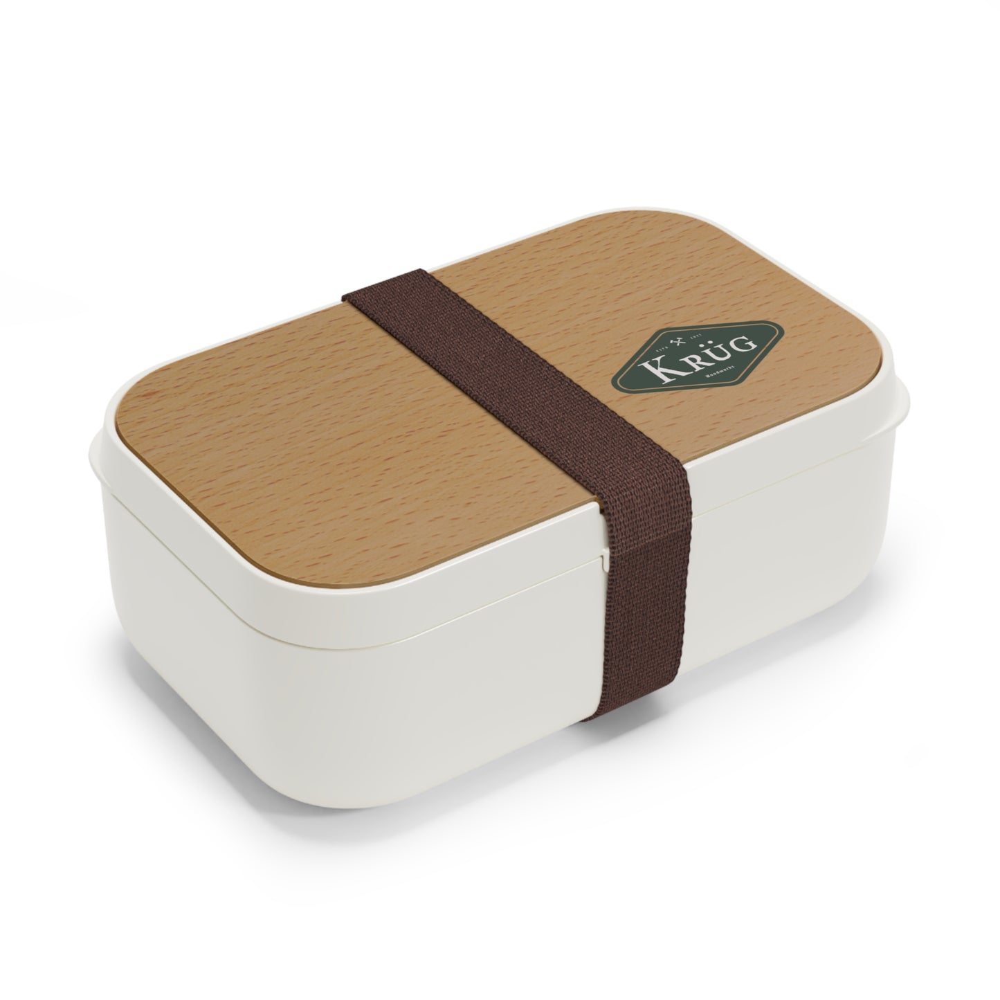 Eco-Friendly Bento Lunch Box with Wood Finish