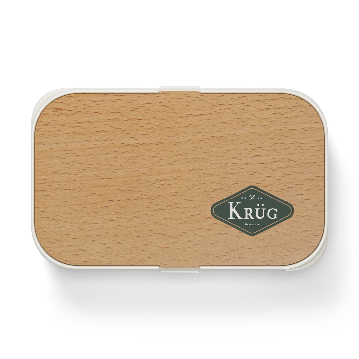 Eco-Friendly Bento Lunch Box with Wood Finish