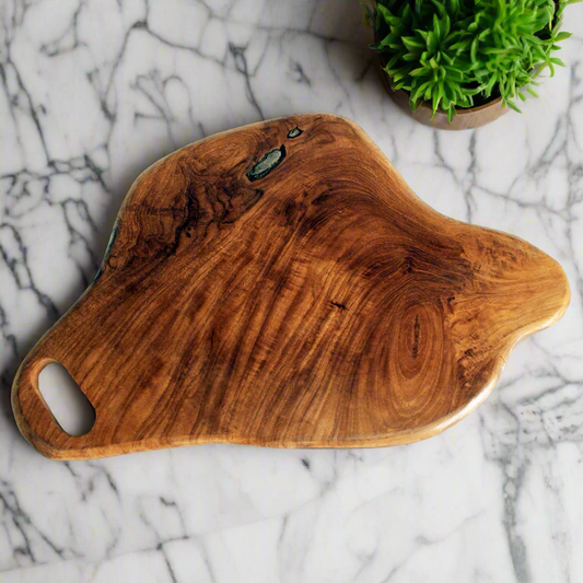 Teak Cutting Board - 11.8in