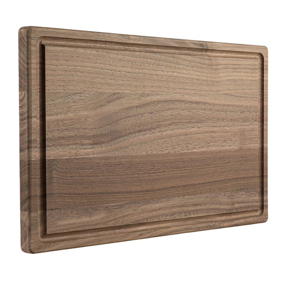 Walnut Wood Cutting Board with Juice Groove (9"x13")