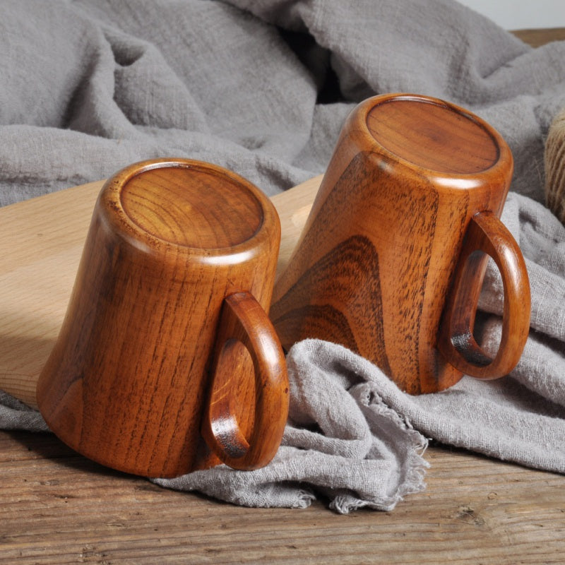 Handmade Wooden Cup Beer Mugs, Wood Cup Wooden Beer Mugs