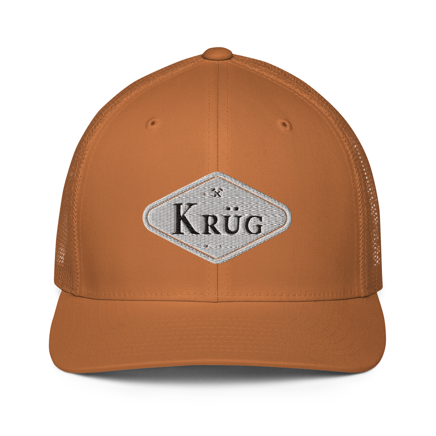 Closed-back trucker cap