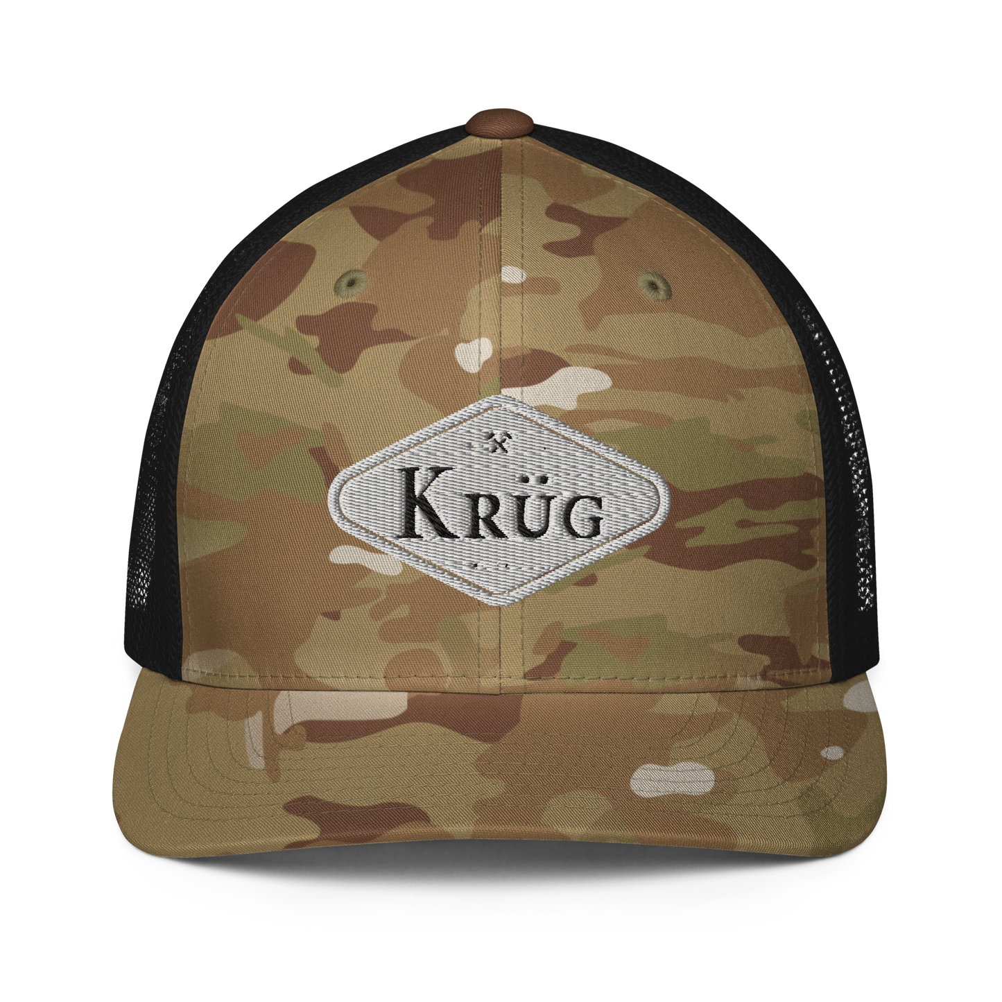 Closed-back trucker cap