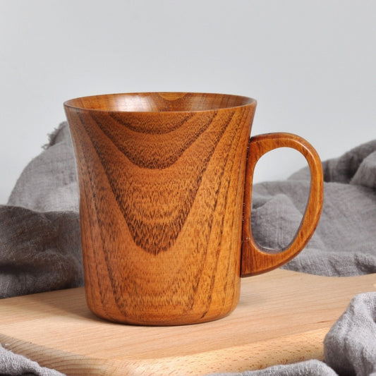 New Jujube Wood Cup Natural Spruce Wooden Cup Handmade Wooden Coffee Beer Mugs Wood Cup