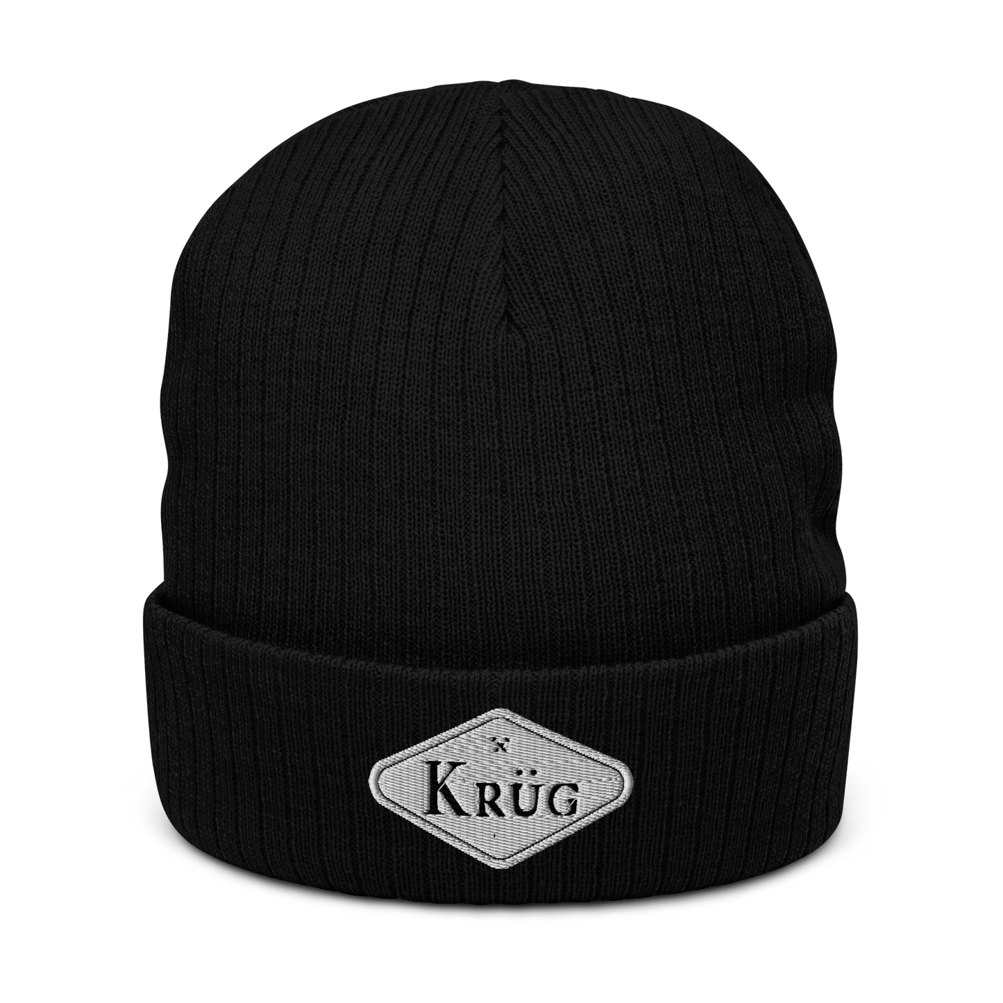 Ribbed knit beanie