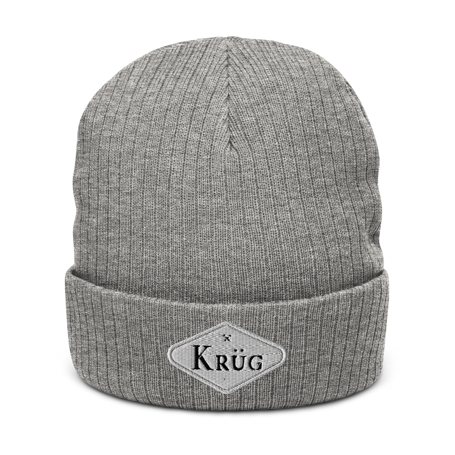 Ribbed knit beanie